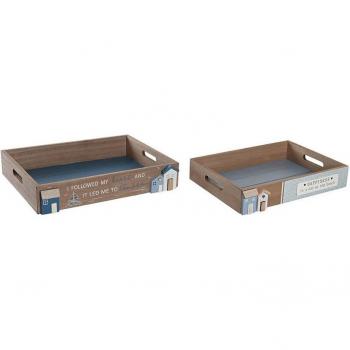 Azul madera MDF