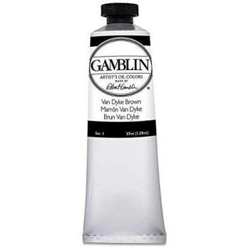 Gamblin Van Dyke Brown, 37ml Tube Oil Paint