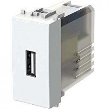 Caricatore 4Box 5V 2,1A per Bticino Axolute 4B.HD.USB Bianco