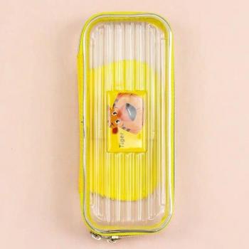 Transparent PVC School Pencil Box