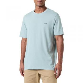 Camiseta Hugo Dero222 para Hombre en Color Verde Regular Fit Talla L