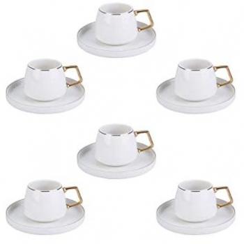 Karaca Streamline Saturn Espresso and Tea Cup Set