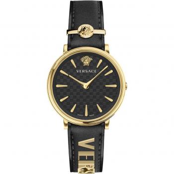 Versace V-Circle Damenuhr 38mm Quarzwerk 5ATM