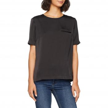 GUESS Blusa Guadalupe, Mujer, Gris (Heavy Grey G9A3), L