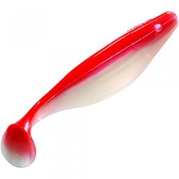 Mister Twister 3‑inch 6.4 cm Shad – White & Red