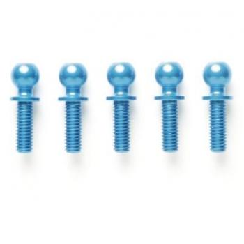 Tamiya 5x8mm Testa a Sfera in Alluminio Blu