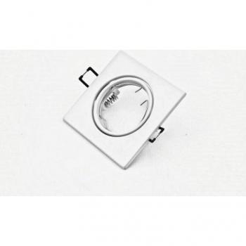 Adjustable White Square Recessed Light for MR16 GU10 Bulb