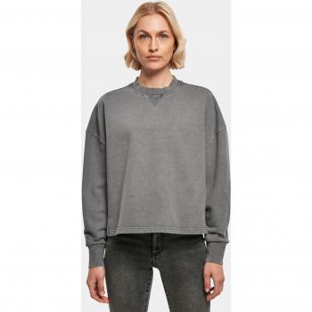 Damen Sweatshirt Urban Classics Heavy Terry Garment Dye Crewneck