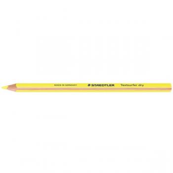 Lápis Amarelo Fluorescente Staedtler – Conjunto de 12 (Triangular Top Star)