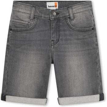 Bermuda garçon en jean gris extensible Timberland 12A