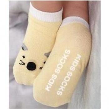 Calcetines para bebés y niñas, tobillo corto, algodón blanco y rosa, antideslizantes, 0 a 4 años