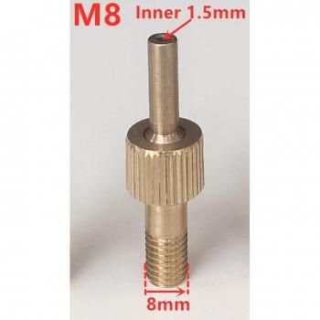 Buse micro‑jet laiton porte‑rideau droit M12