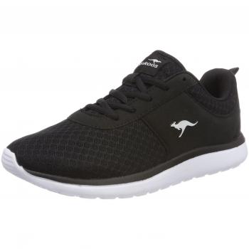 KangaROOS Damen Bumpy Sneaker, Schwarz (Jet Black)