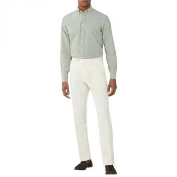 Pantalón Chino Slim Fit de Hombre en Color Blanco de Hackett