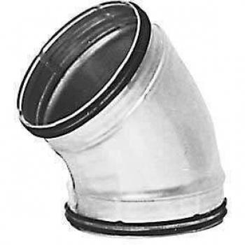 Coude 45° Galva D400