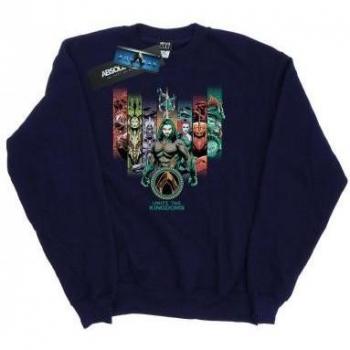Women’s Aquaman Unite the Kingdoms Crewneck (White)