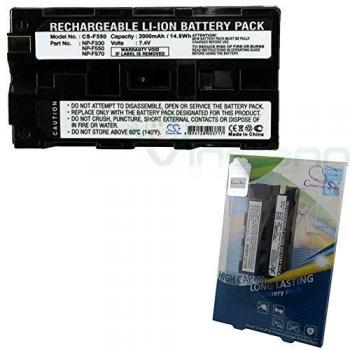 Sony NP-F330/NP-F530/NP-F570/NP-F550 Backup‑Akku – Langzeit‑Stromversorgung
