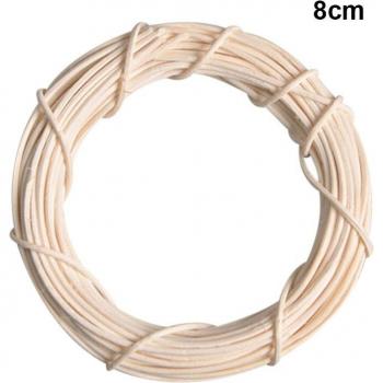 White Rattan Wreath for DIY Crafts