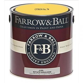 Citron No. 74 Estate Emulsion Paint by Farrow & Ball