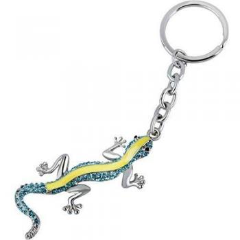 Eichmüller Echsen‑Schlüsselanhänger, Edelstahl, poliert