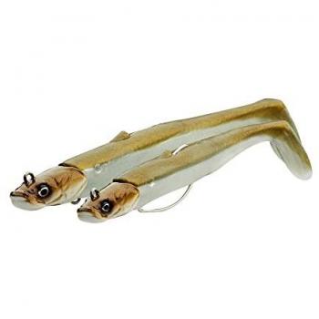 Savage Gear Sandeel V2 11.5 cm esca da spinning verde argento