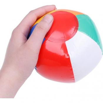15CM Aufblasbarer Strandball in Regenbogenfarben
