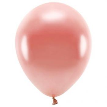 Roségold Metallic Ballons von Partydeco
