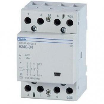HS63-40 230V AC Contactor, 4NO/0NC, 63A