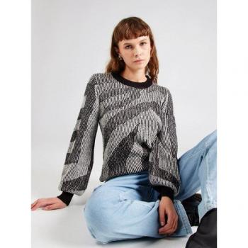 Vila Strickpullover Modell PINNA – schwarze Variante, Größe Small für Damen