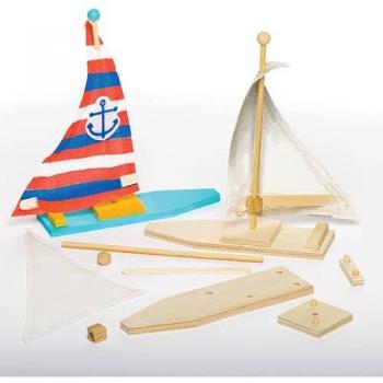 Craft Your Own Wooden Sailboat Kits (Pack of 2)