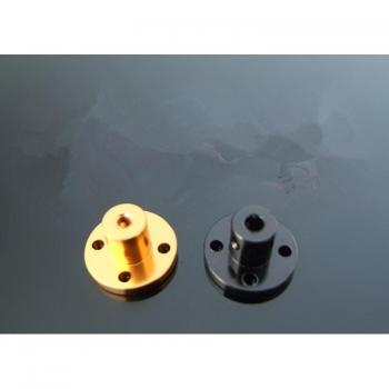 Brida de Aluminio para Ejes 3-8mm Color Morado