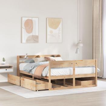 Soporte para Cama Madera Pino Claro 150x200