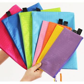 Canvas Zipper Document Bag
