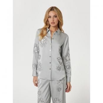 Guess by Marciano Sequined Embroidered Shirt