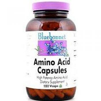 Bluebonnet 750 mg de Aminos, 60 Cápsulas