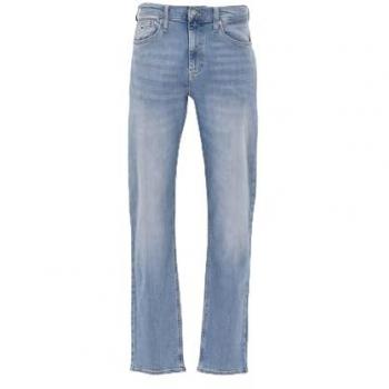 Jeans Ryan Slim Tommy Jeans Azul 33/32 para Hombre, Casual, Denim, Algodón Orgánico