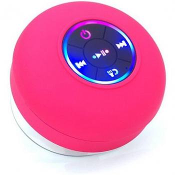 Altavoz Q9 con luces LED, manos libres, impermeable y Bluetooth
