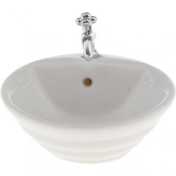 1:12 Scale Miniature Wash Basin for Dollhouse