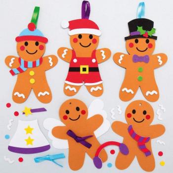 Gingerbread Mix & Match Craft Kit (Pack of 8)