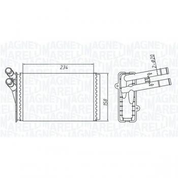 Interior Heat Exchange System 3502184090 (Magneti Marelli)