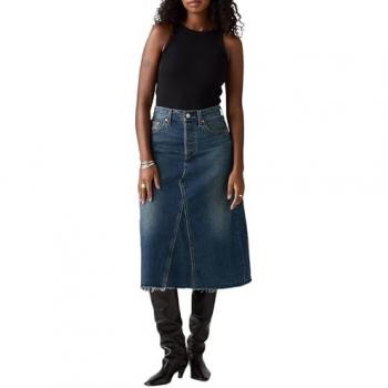 Levi's Falda Decon Azul para Mujer