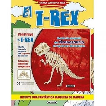 Colorea, construye y juega. El T-Rex