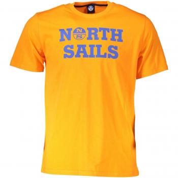 North Sails Men's T-Shirt, Orange, Size 2XL