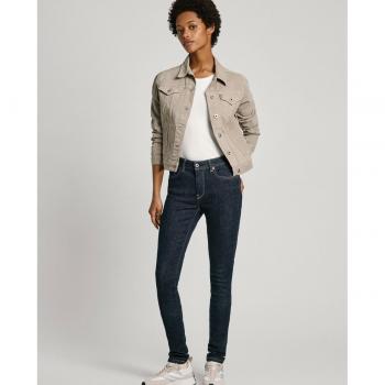 Jeans de Couro Azul Pepe