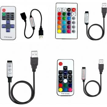 5V USB LED Strip Dimmer with Remote