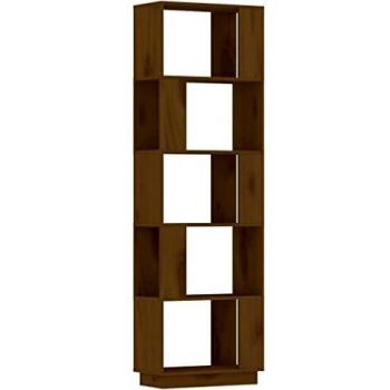 Honey Brown 51x25x163.5 cm Book Cabinet/Room Divider by vidaXL
