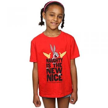 T-shirt in cotone per ragazze Looney Tunes Naughty Is The New Nice