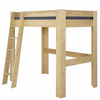 Kit Lit Mezzanine Kids 2 Places Matelas Bois Naturel