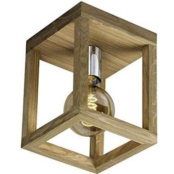 KAGO Holzdecke – quadratisch, geölt, ohne Lichtquelle, FSC®