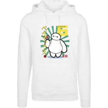 F4NT4STIC Damen-Kapuzenpullover Big Hero 6 Baymax Lollypop XXL weiß – casual relaxed fit